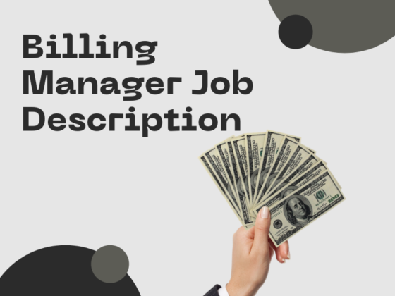 Utility Billing Manager Job Description