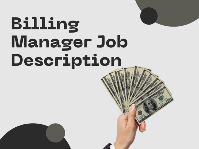 Billing Manager Job Description