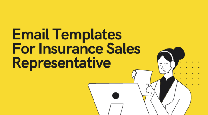 Email Templates For Insurance Sales Representative