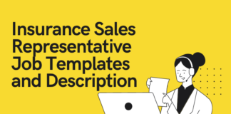 Insurance sales Representative Job Templates and Description