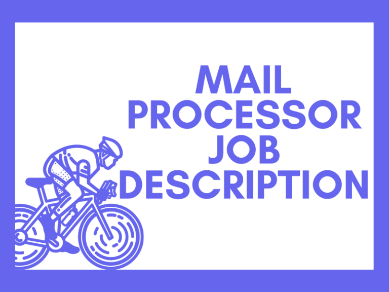 Mail Processor Job Description in 2022