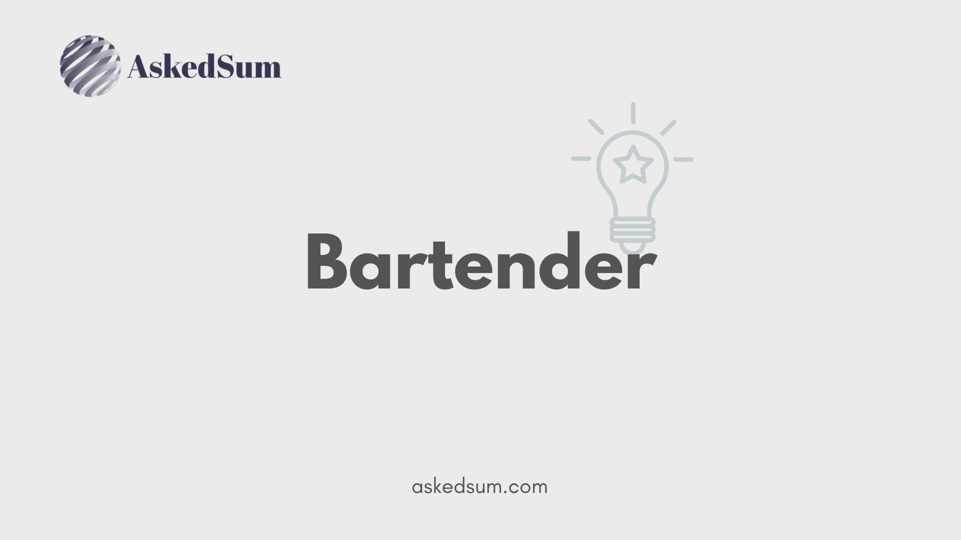 13 Tips For Bartender Interview Askedsum